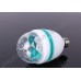 Вращающаяся светодиодная лампа (LED) E27 3Вт, 220В, 16 цветов, колба с мультигранной поверхностью